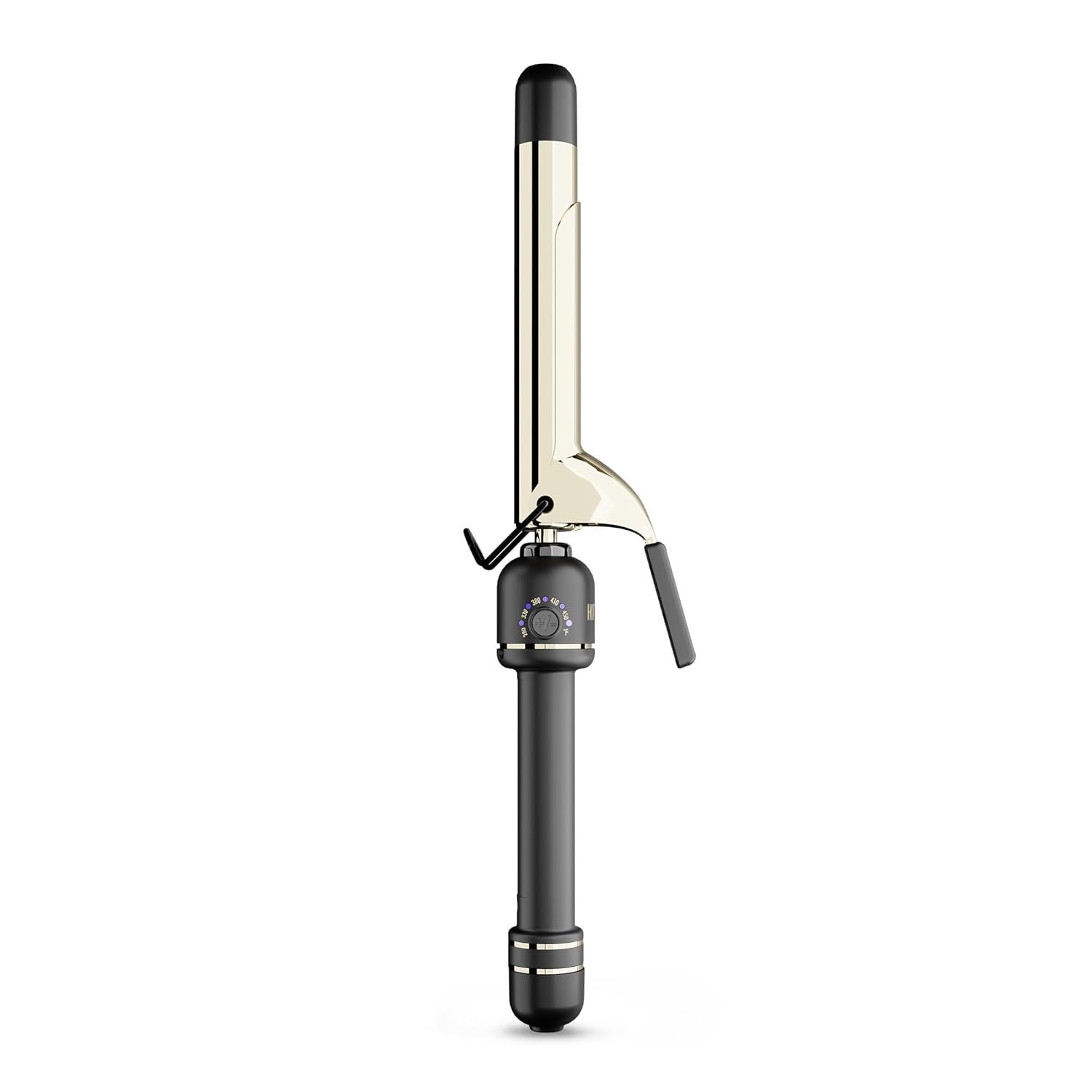 HOT Tools 24K Gold Professional 1″ Extended Barrel Curling Iron with Clamp for Bouncy Curls, Faster Styling, Less Damage & Long-Lasting Results