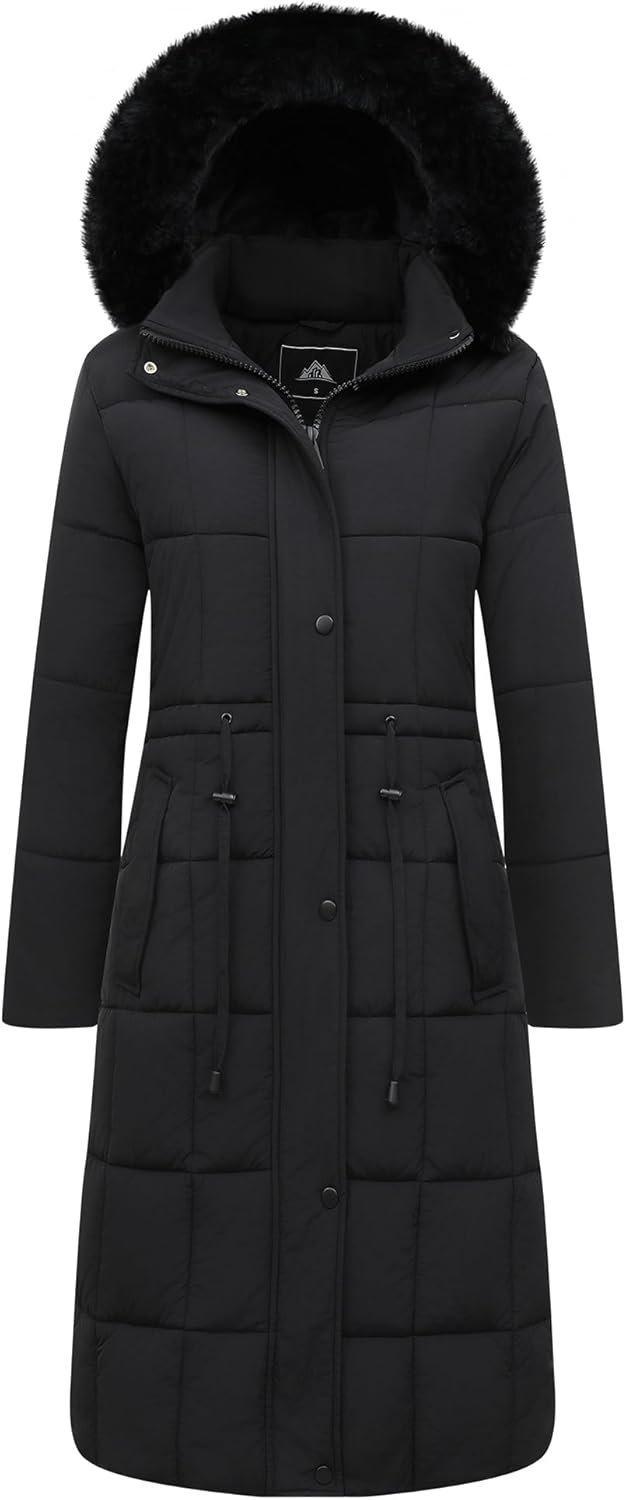 GOLDLADIES Women’s Winter Coat Long Waterproof Parka – Warm Snow Winter Jacket for Women, Cold Weather Outerwear