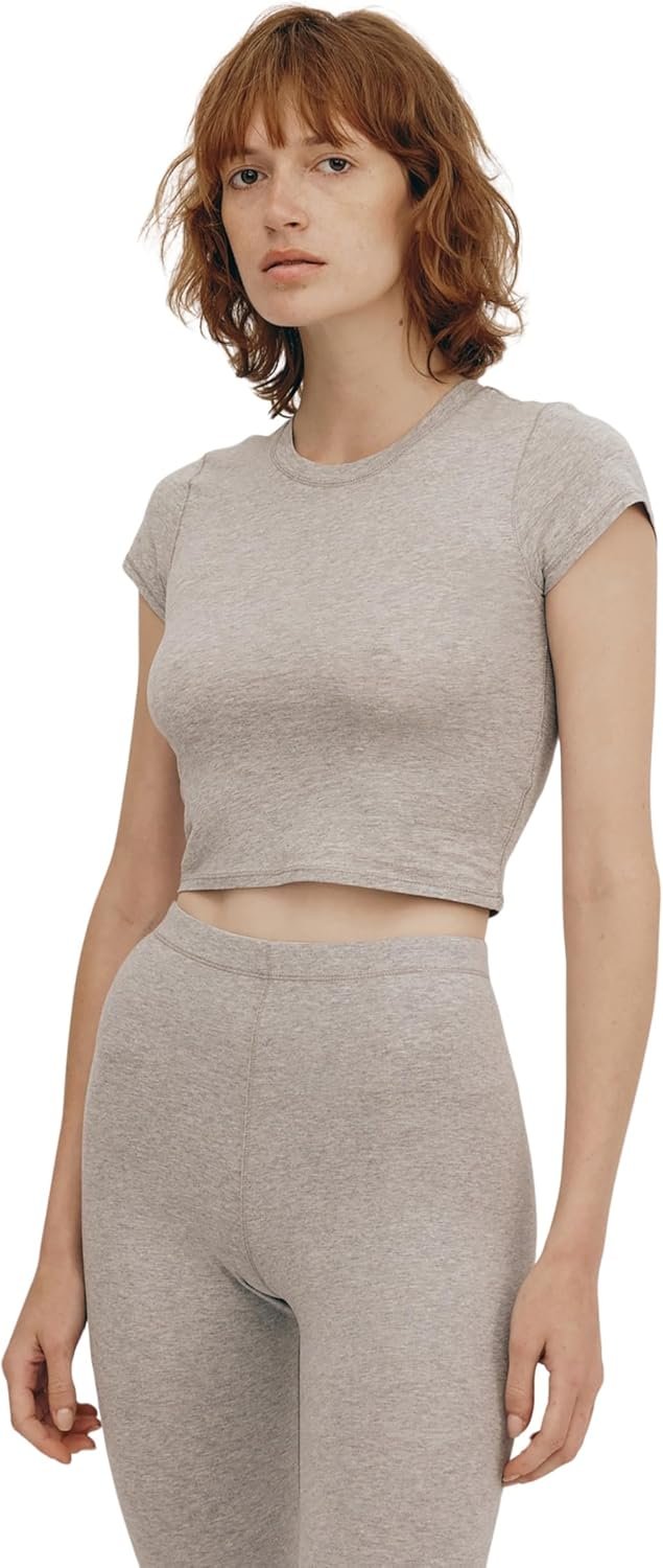 Organic Basics Women’s Core Cotton Short Sleeve Baby Tee