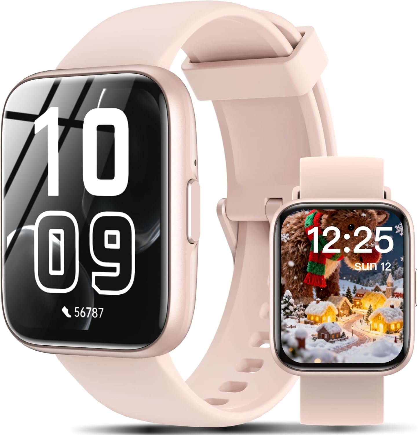 DIVElink Smart Watches for Women Men, 1.83″ HD 2025 Smartwatch with 100 Sports Modes, Heart Rate/Sleep Monitor, IP68 Waterproof, Bluetooth Call & Music Control for iPhone/Android