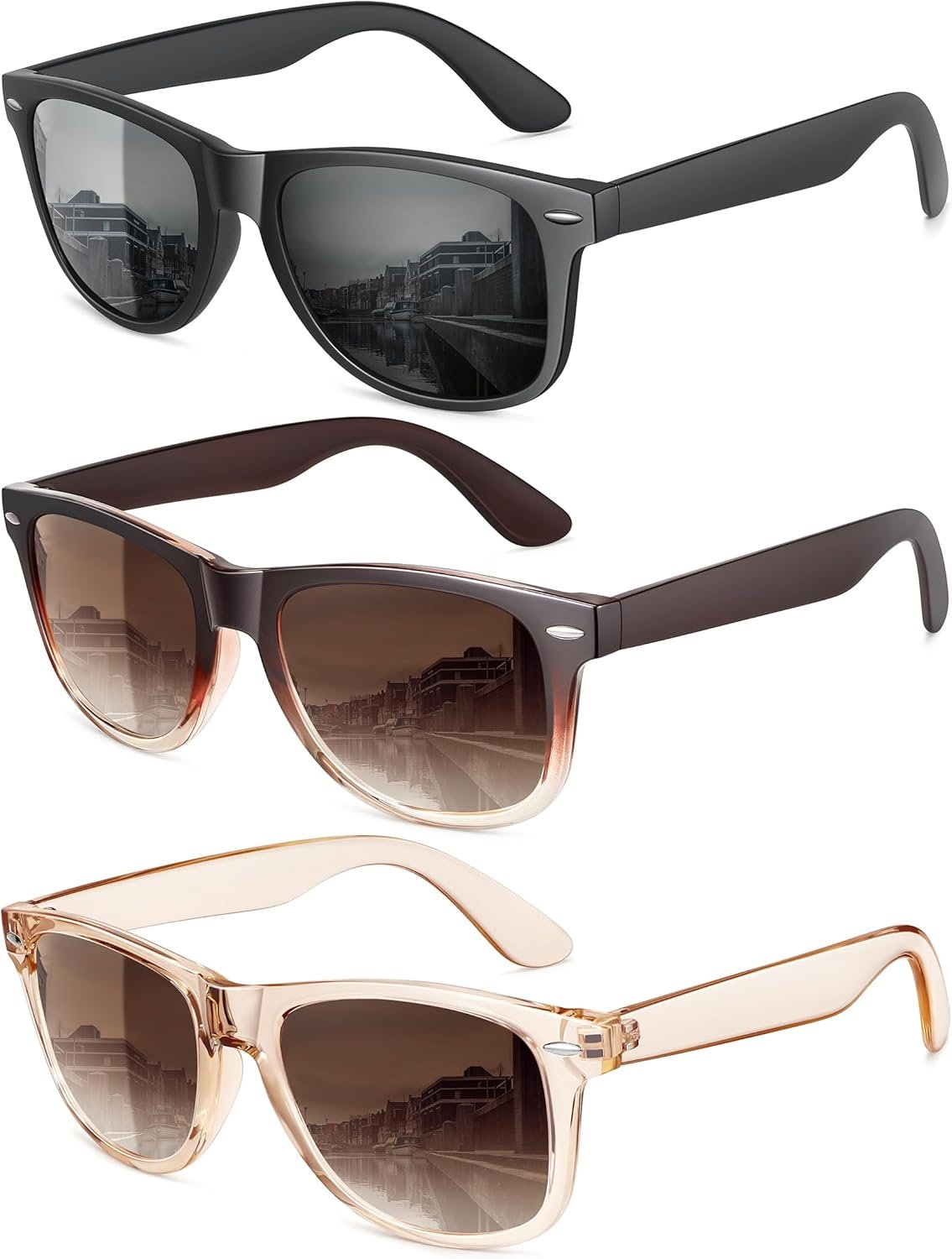 MEETSUN Polarized Sunglasses for Men Women Classic Retro Sun Glasses for Driving UV Protection