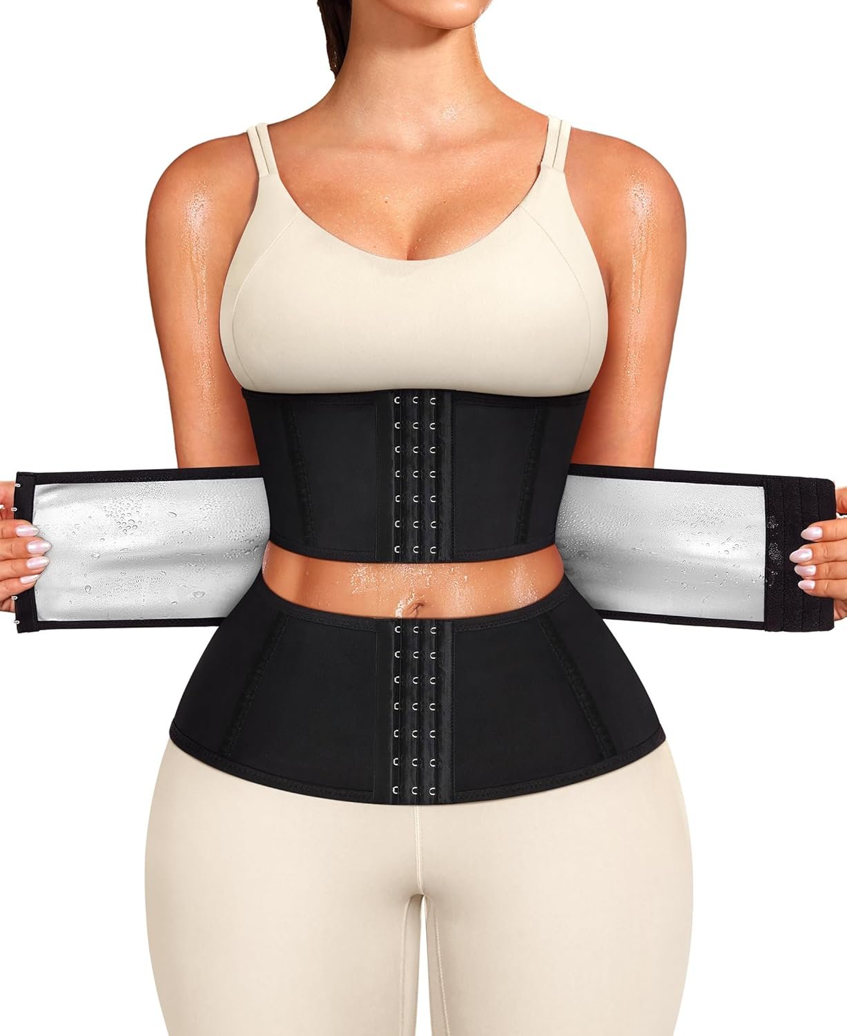 Junlan Waist Trainer for Women Shapewear – Tummy Control Waist Cincher Segmented Body Shaper