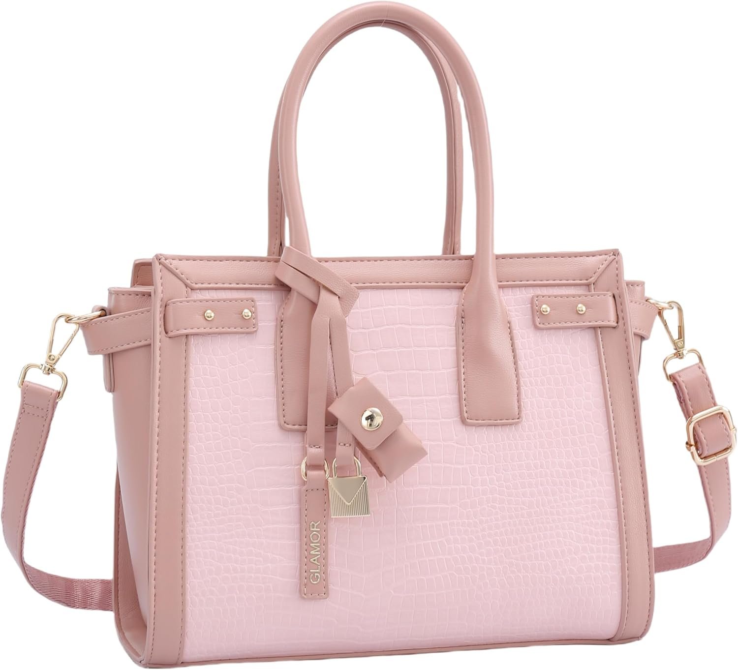 Luxury Crocodile Pattern Handbag For Women, Lady Tote Bag, Elegant PU Leather Shoulder Purse Bag