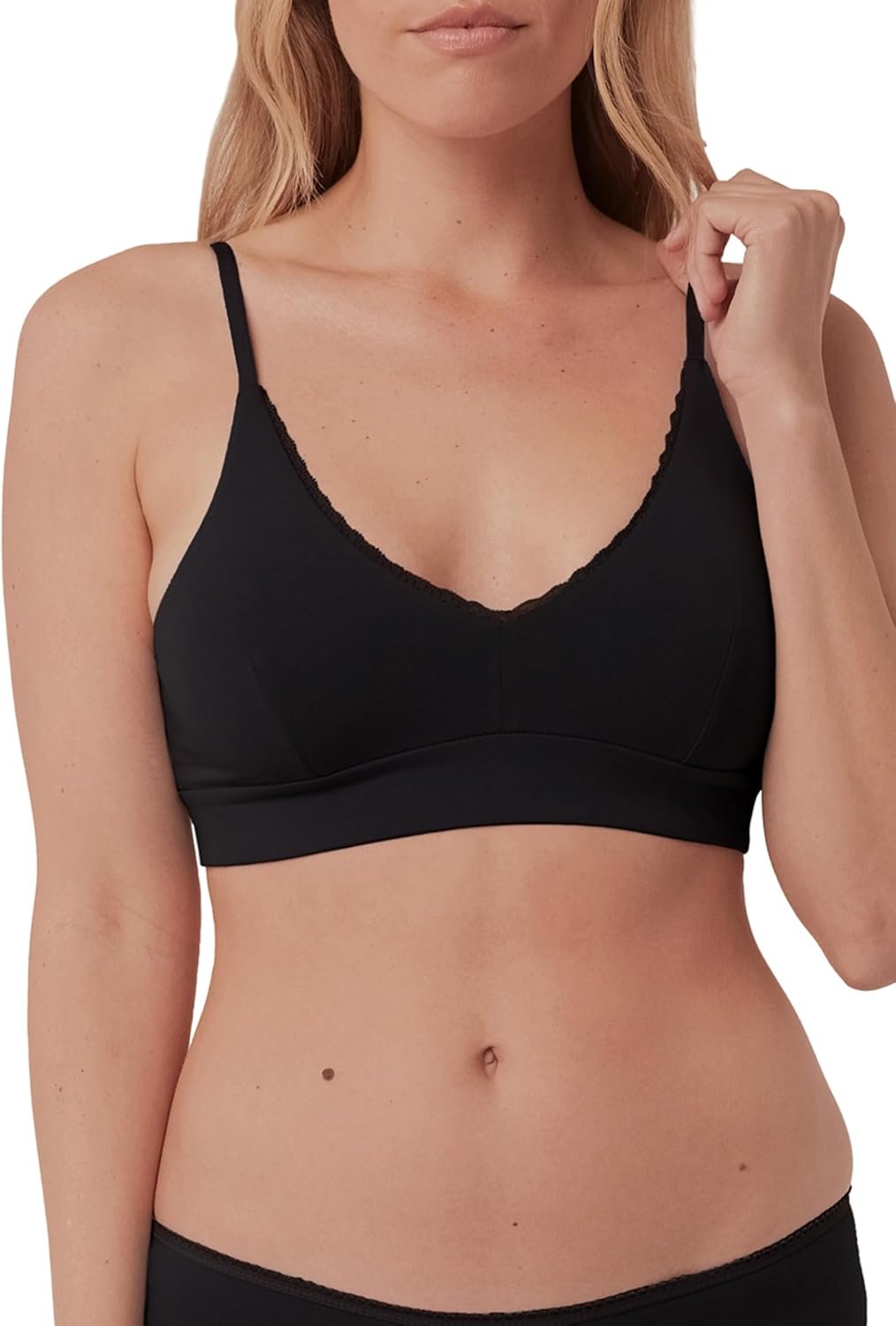 Pact Women’s Organic Cotton Pretty Plunge Bralette