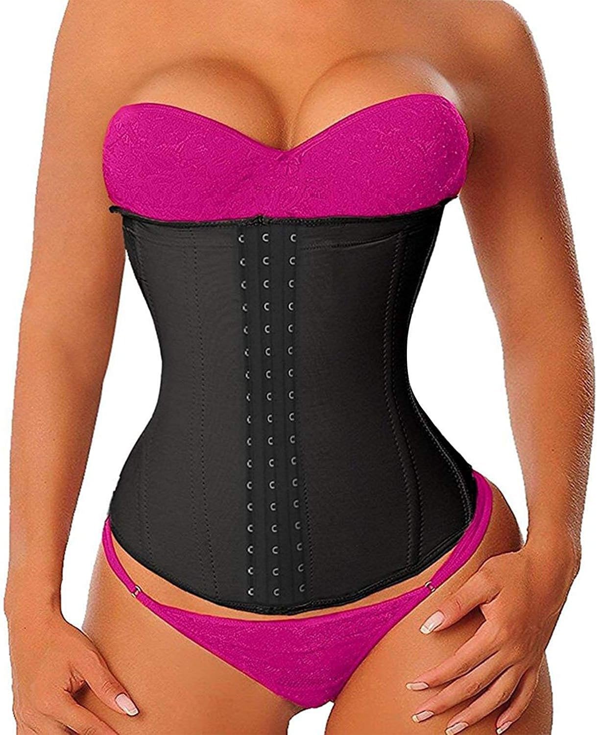YIANNA Long Torso Waist Trainer for Women Underbust Corsets Cincher Sport Girdle