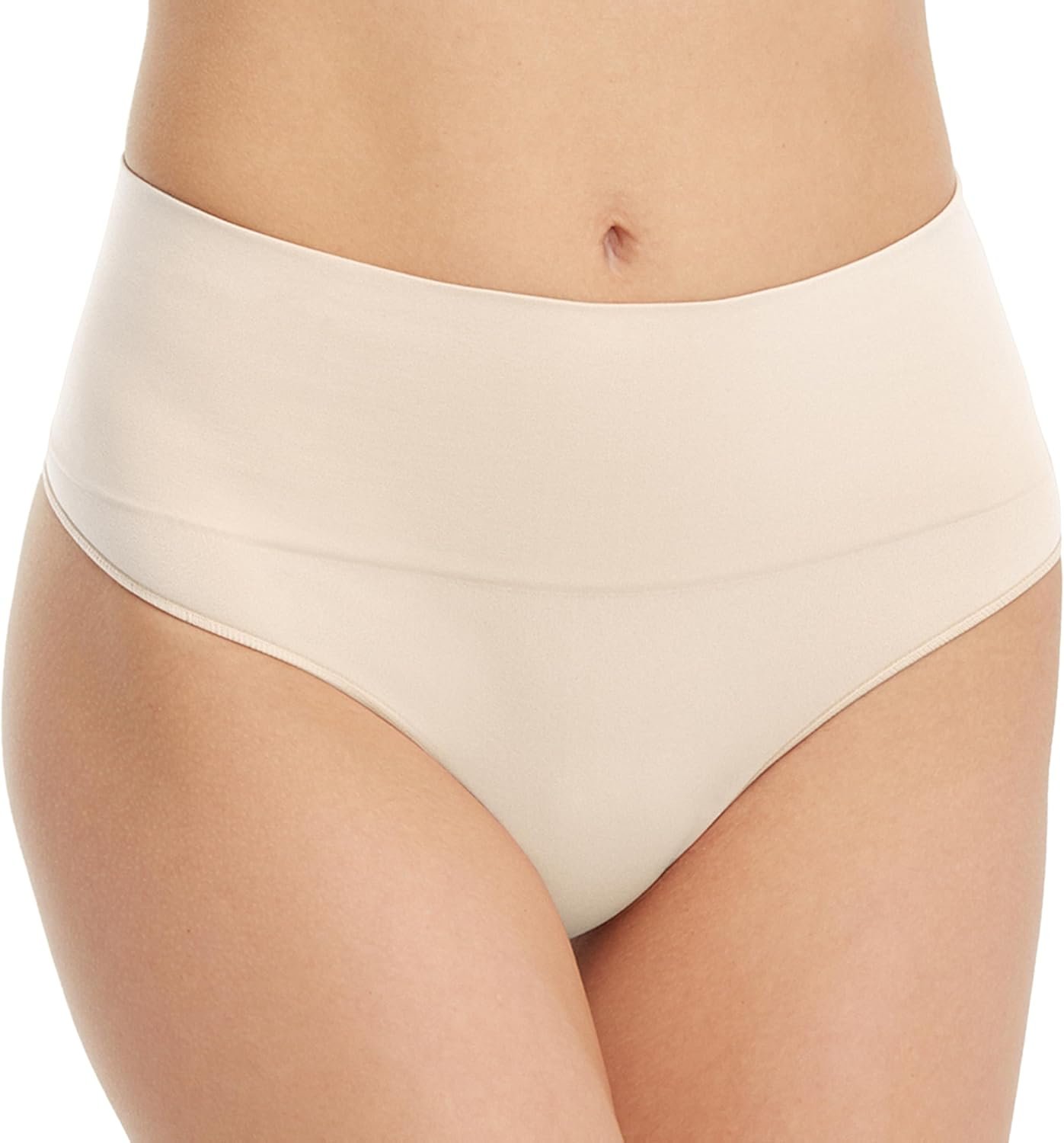 SPANX SPANXshape Everyday Shaping Thong – Core Control Shapewear Underwear – Invisible Under Clothes – Seamless Design