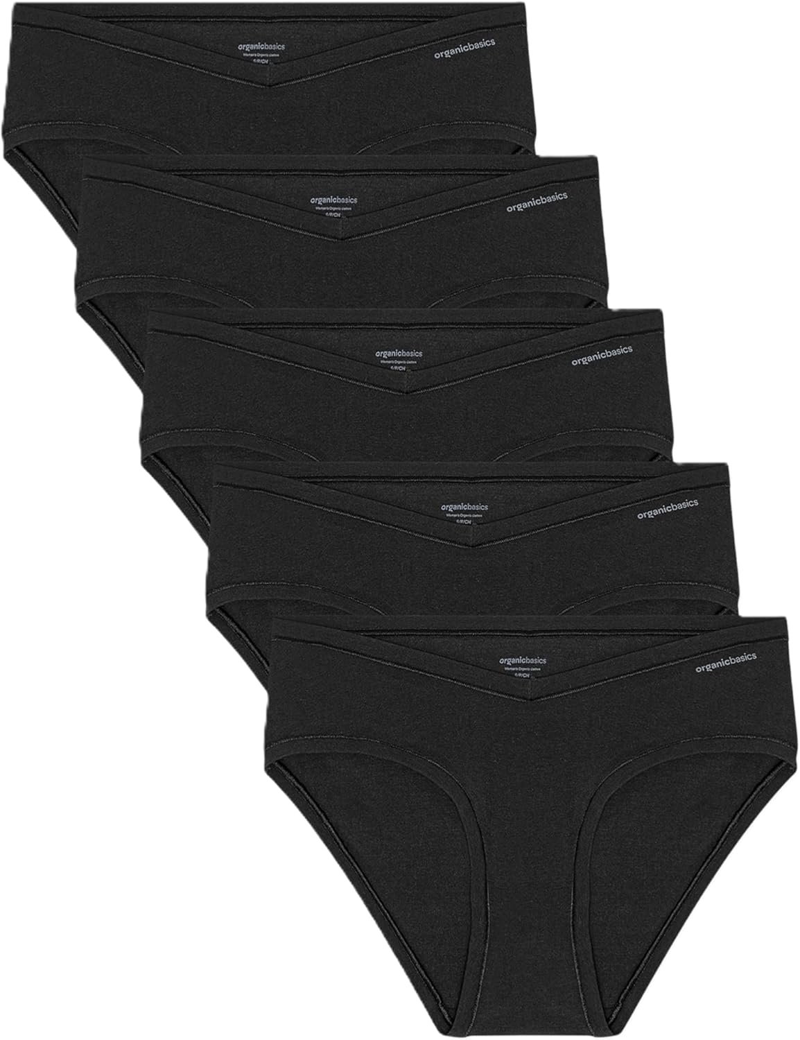 Organic Basics Women’s Flex Organic Cotton Hipster Underwear 5-pack