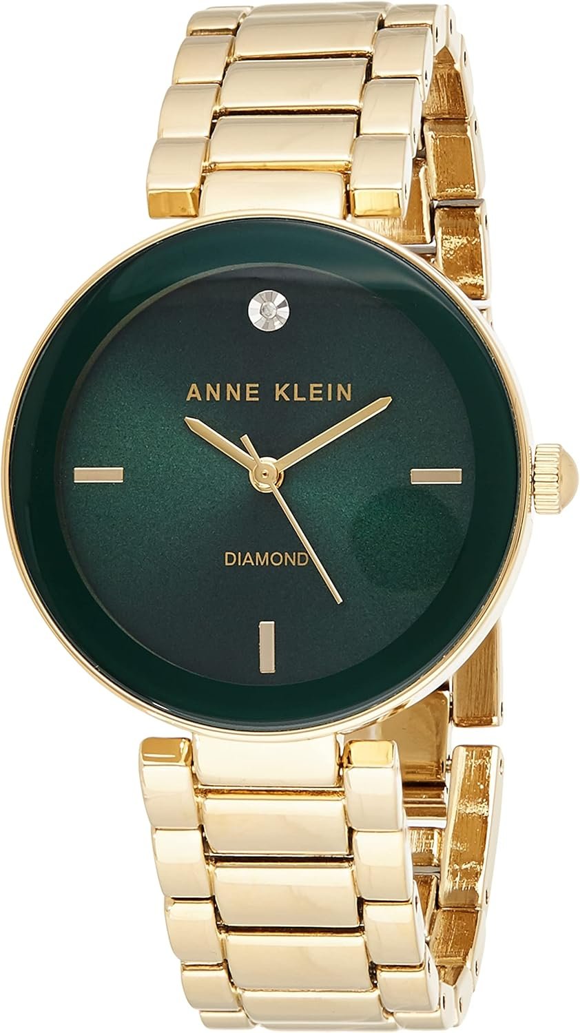 Anne Klein Women’s Genuine Diamond Dial Bracelet Watch