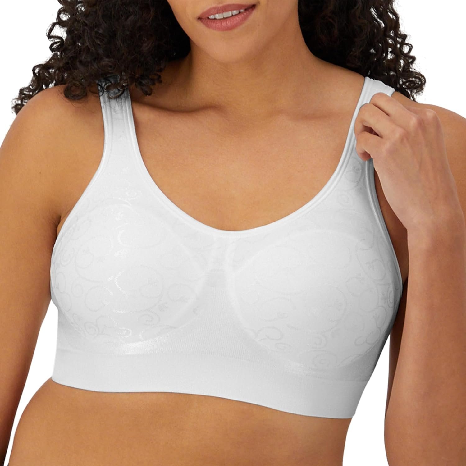 Bali Women’s Wireless Bras for Women – Comfort Revolution Wireless Bra – Adjustable & Supportive – Plus Size Women