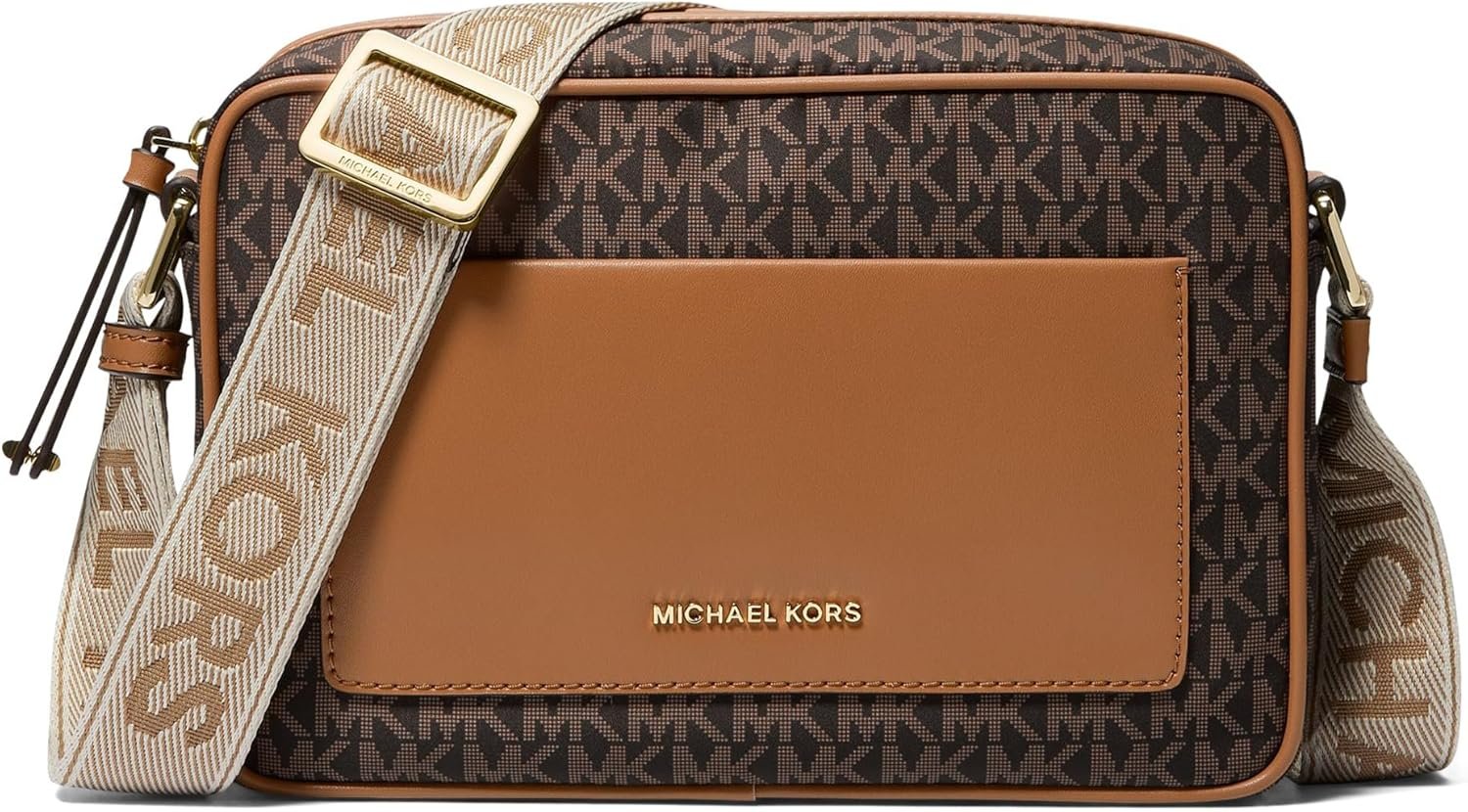 Michael Kors Women’s Jet Set Webbing Strap Crossbody Bag