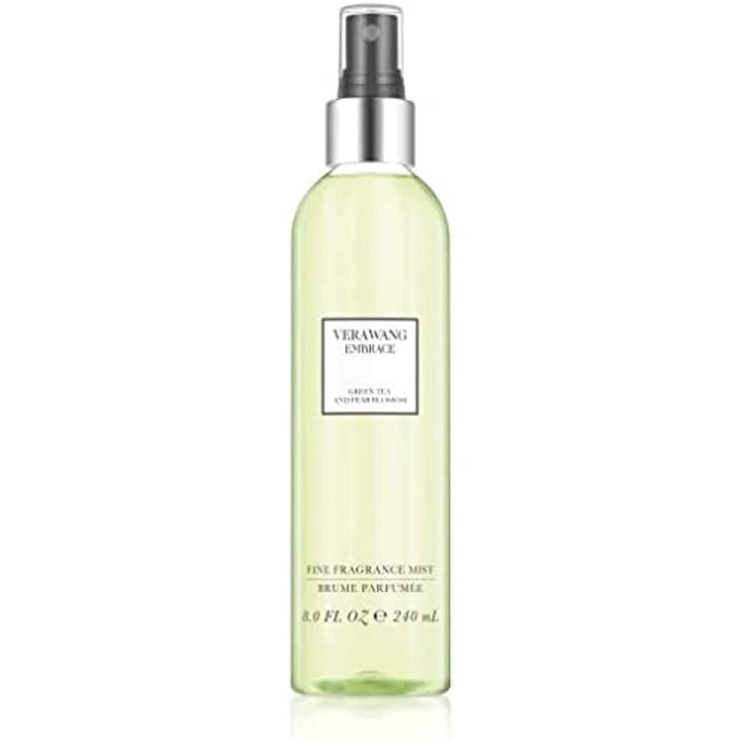 Vera Wang Embrace Green Tea and Pear Blossom Body Mist 8.1 fl oz (Pack of 1), Notes of Earthiness, Peony, and Sandalwood, Women’s Fragrance, Long Lasting, Everyday Fragrance
