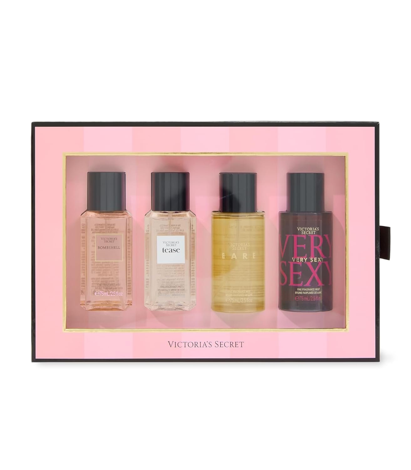 Victoria’s Secret Fine Fragrance Mini Mist Gift Set, 4 Piece, Assorted Scents