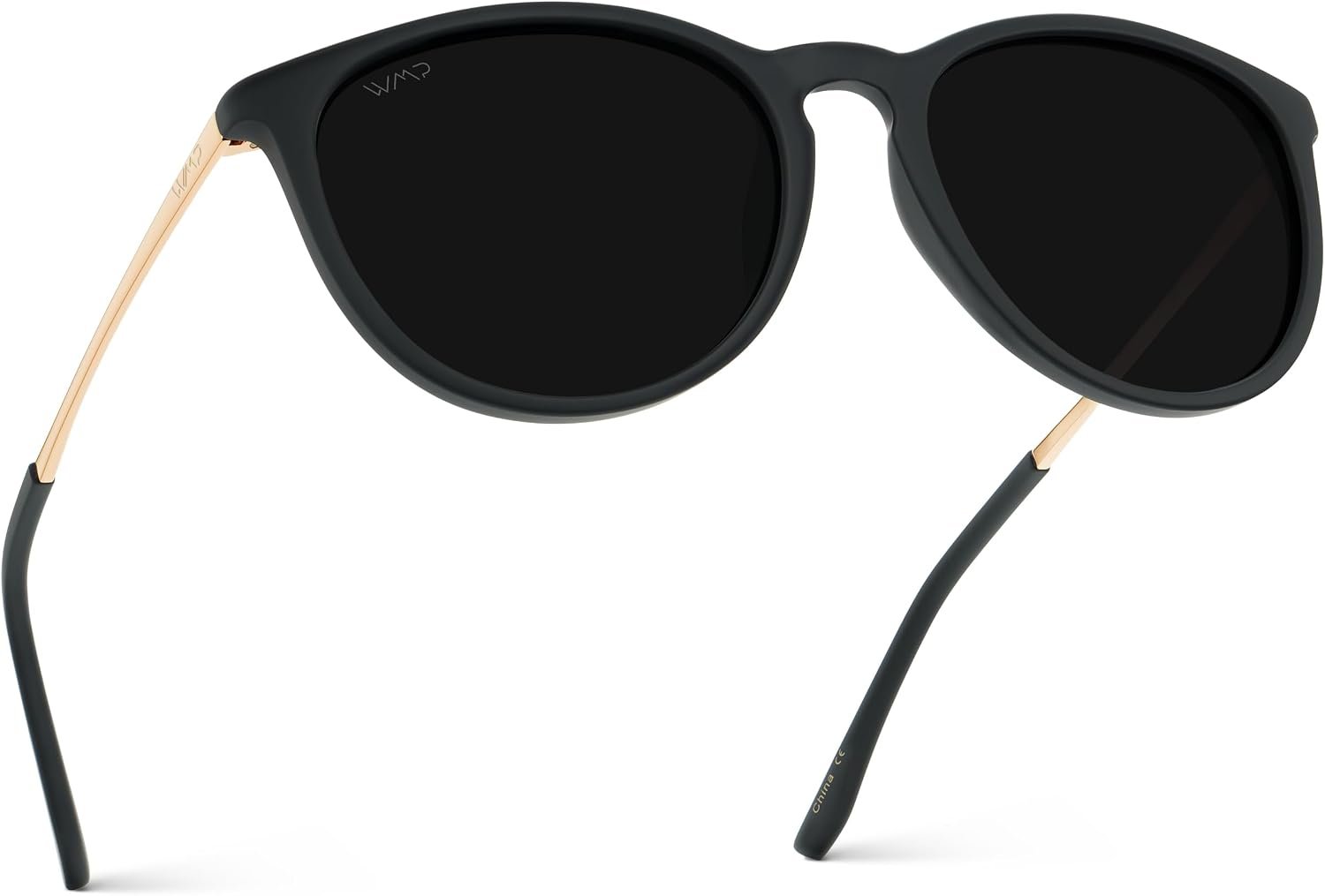 WearMe Pro Round Polarized Sunglasses for Women – UV400 Protection, Lightweight Frame, Vintage Retro Style