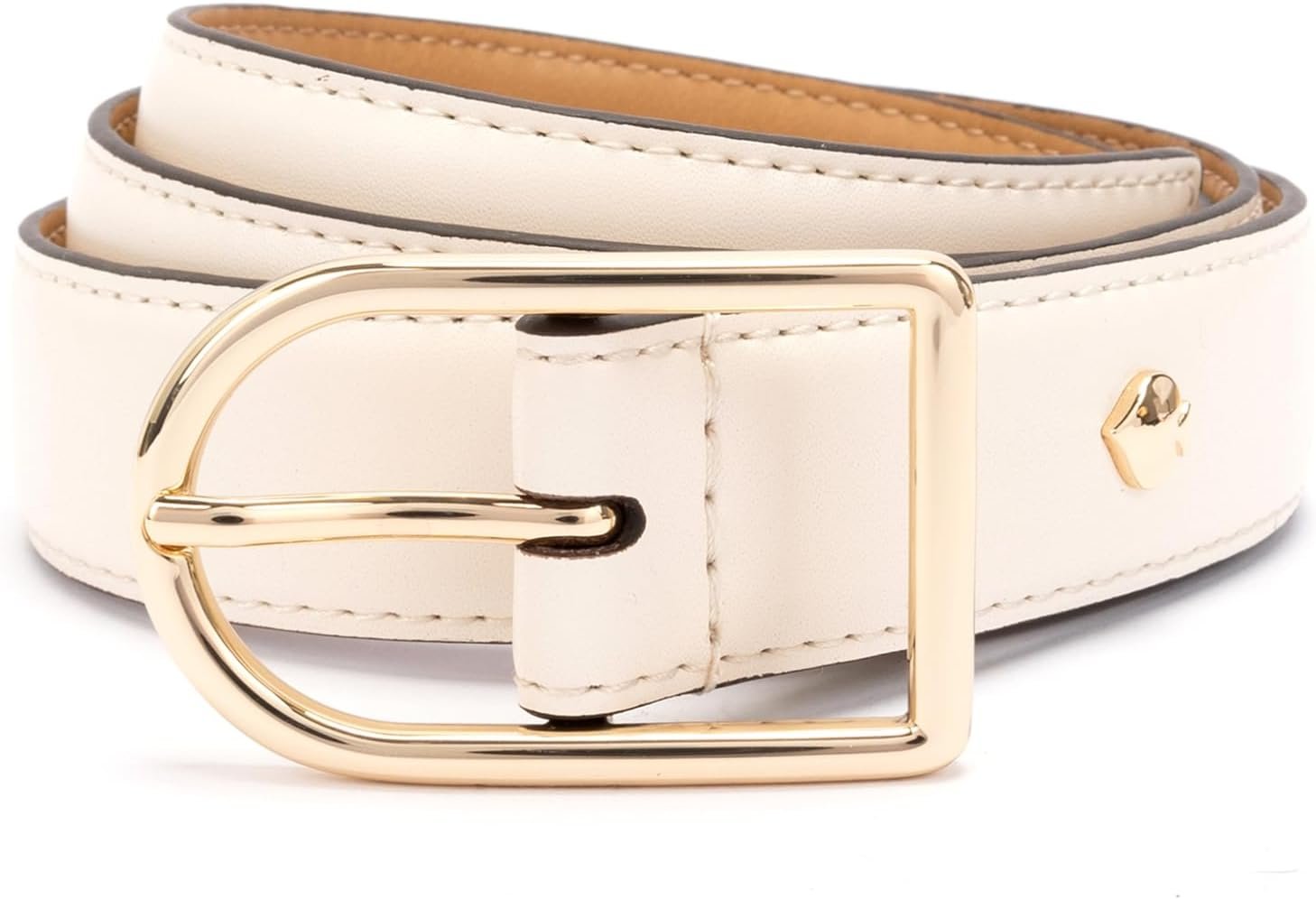 kate spade new york womens 1 Inch Belt With Asymmetrical Buckle