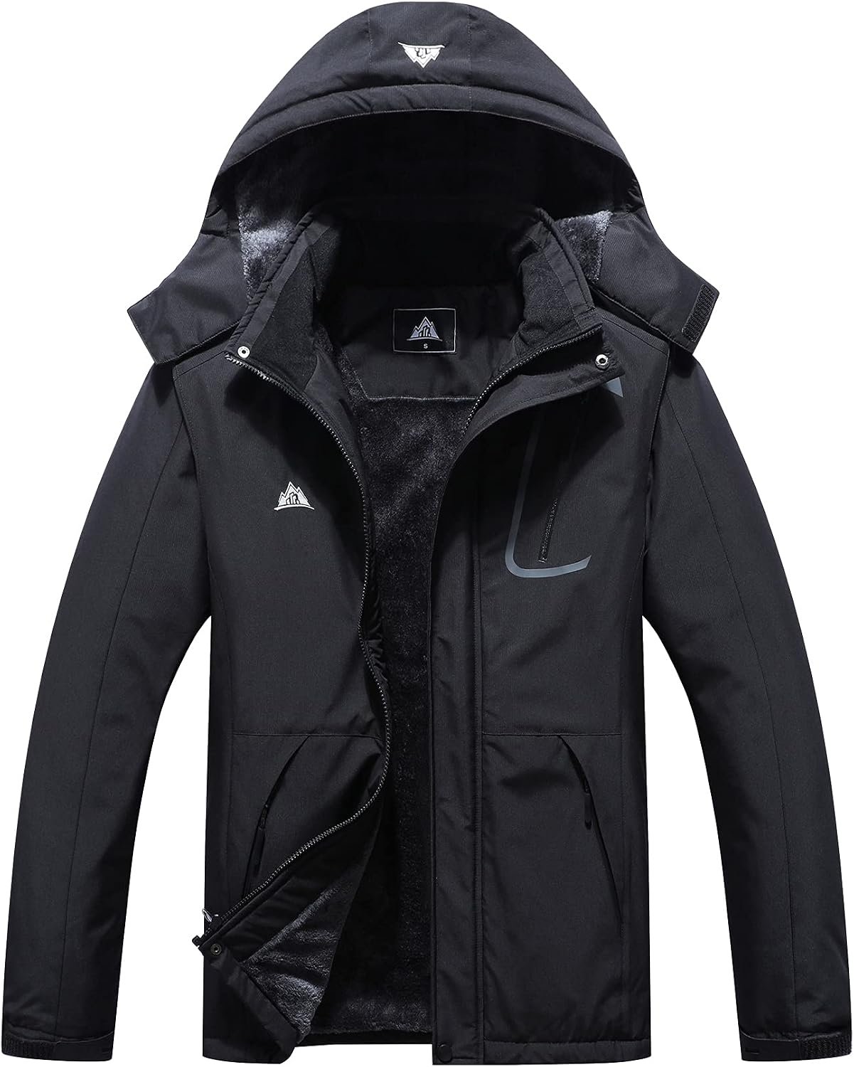 MOERDENG Women’s Waterproof Ski Jacket Warm Winter Coat Outdoor Windbreaker Hiking Snowboarding Jacket