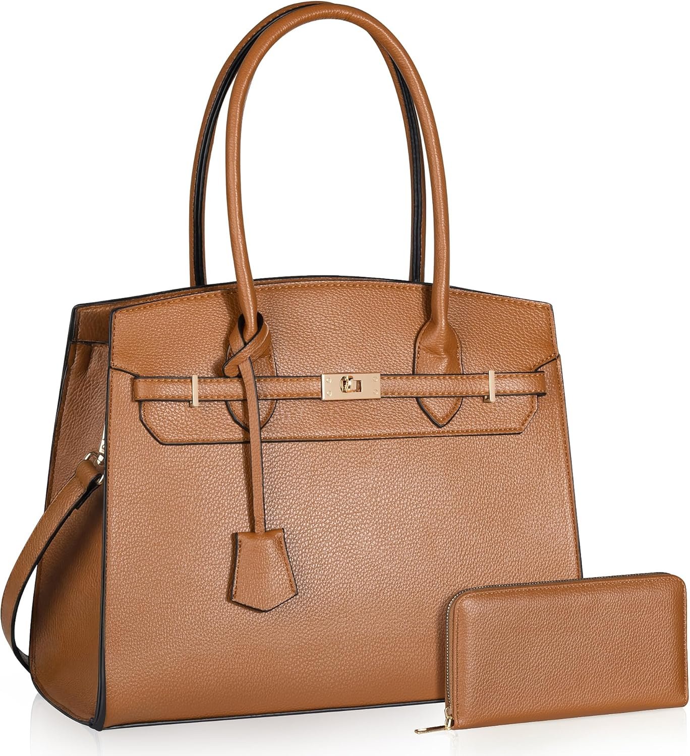 Top Handbags For women, Adjustable Strap Work Satchel with Wallet