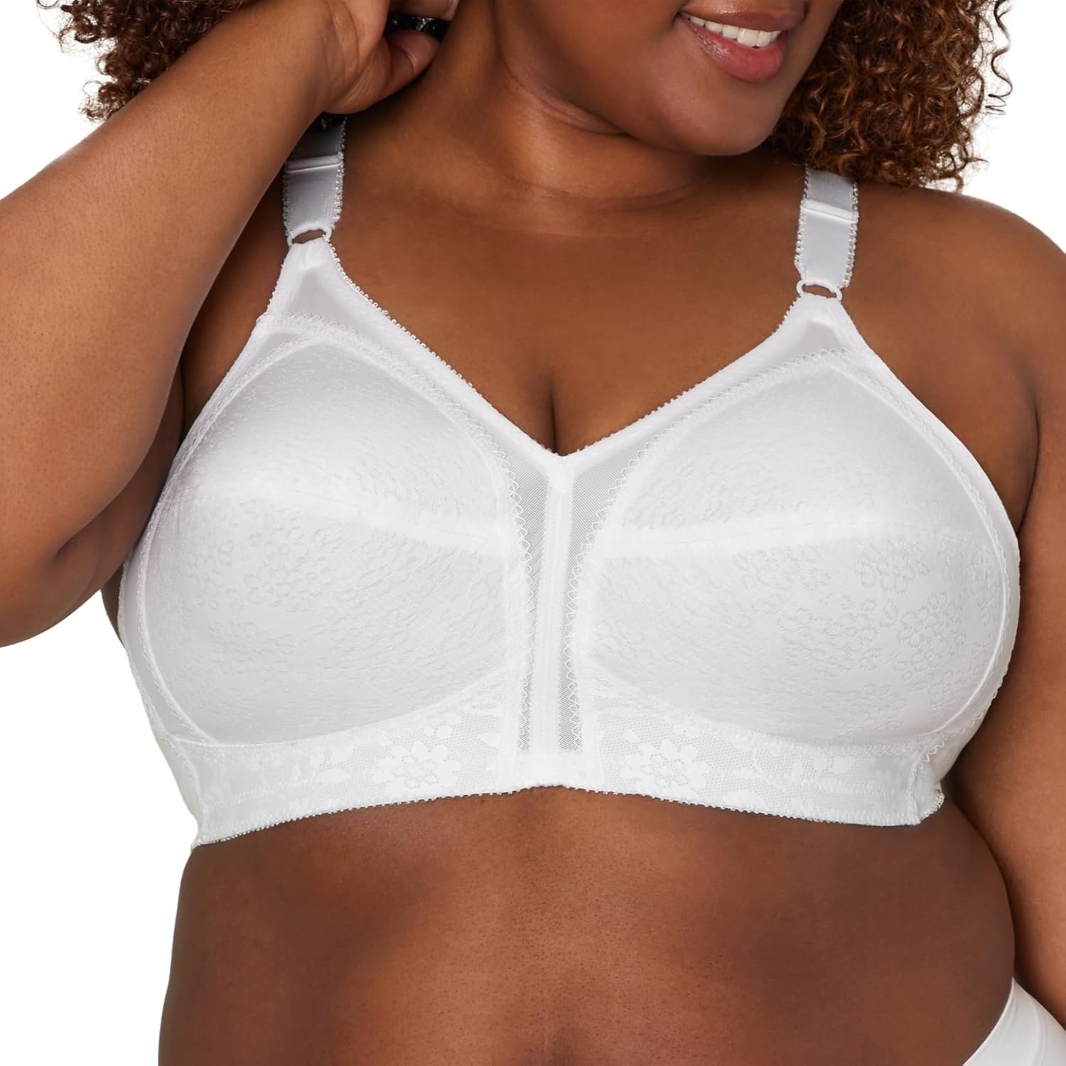 Playtex Women’s 18-Hour Sensational Support Wireless Full-Coverage Bra for Full Figures