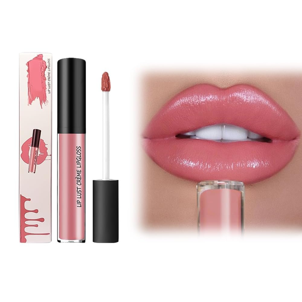 Lips Staining Lip Oil, Lips Staining Long Sweet Lasting Lips Oil Long-Lasting Moisturizing, 12 Colors Cream Texture Lipstick Long-Lasting Moisturizing Lip Oil (4#)