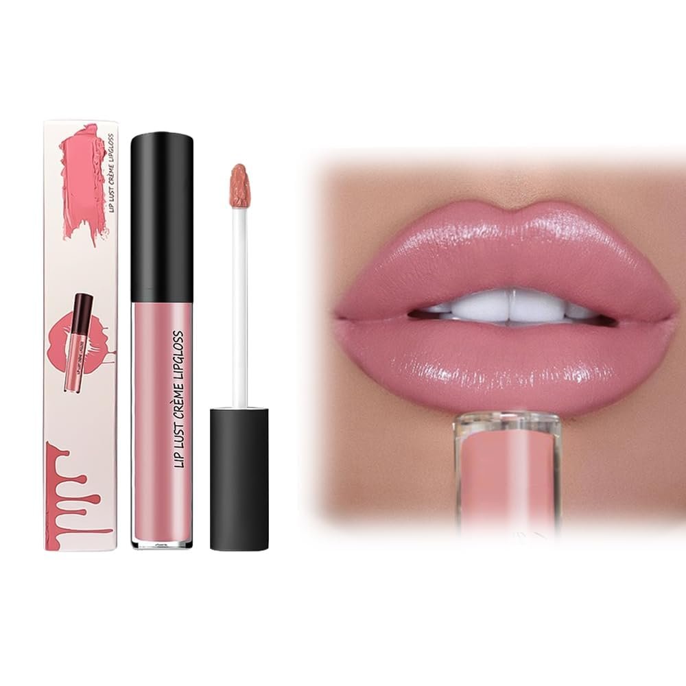 Lips Staining Lip Oil, Lips Staining Long Sweet Lasting Lips Oil Long-Lasting Moisturizing, 12 Colors Cream Texture Lipstick Long-Lasting Moisturizing Lip Oil (3#)