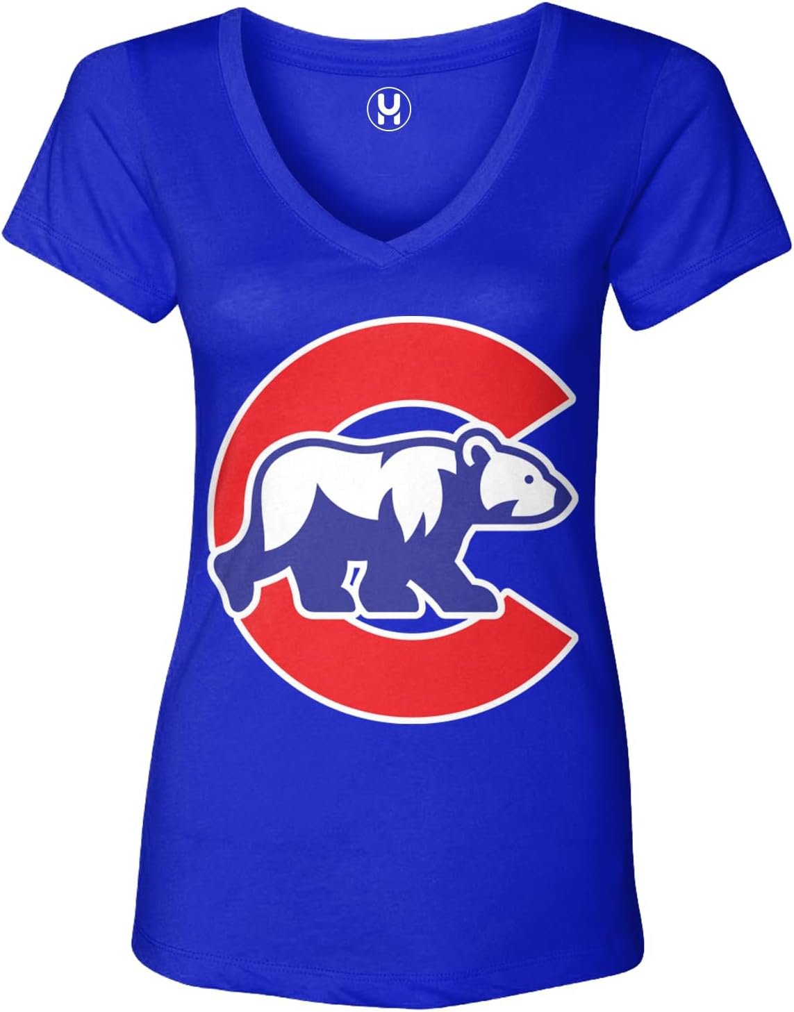 Haase Unlimited Bear Cub – Sports Team Windy City Ladies V-Neck T-Shirt